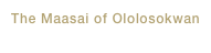 The Maasai of Ololosokwan